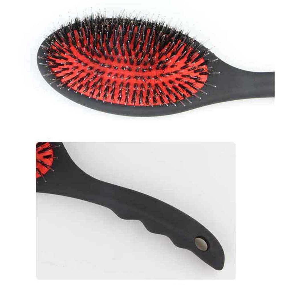 Pettine da Barbiere Pettine for parrucchiere cuscino d'aria addominali La maniglia curva di plastica Il pettine anti-statico del massaggio antistatico è adatto for gli uomini e le donne uso domestico