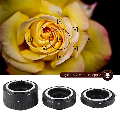 Uxsiya Macro lensring, 3 ringen/set robuuste close-lens ring 12 mm + 20 mm + 36 mm voor D7100 D7000 D5300 voor N- F… - Afbeelding 4