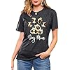 Umsuhu-Dog-Mom-Leopard-Sunflower-Shirts-for-Women-Graphic-Tee-Shirts-Tops Umsuhu Dog Mom Shirts Gifts for Women Dog Lover Shirts Gifts Cute Paw Graphic Tee Shirts Tops (X-Large, A-Dark Gray)