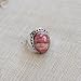 Unique Rhodochrosite Oval Gemstone Bohemian Ring for Women | Solid 925 Sterling Silver Handmade Statement Band | Perfect Christmas Gift Idea