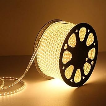 Gesto 3 Meter Led Rope Light-Waterproof Decorative Lights With Flexible Pvc Tubing-Led Pipe Light For Ceiling Light,Decorations(Warm White),3 meters