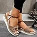 Dkieuyu Orthopedic Wedge Sandals for Women 2026 Summer Dressy Trendy Platform Casual Walking Arch Support Espadrilles Wedges