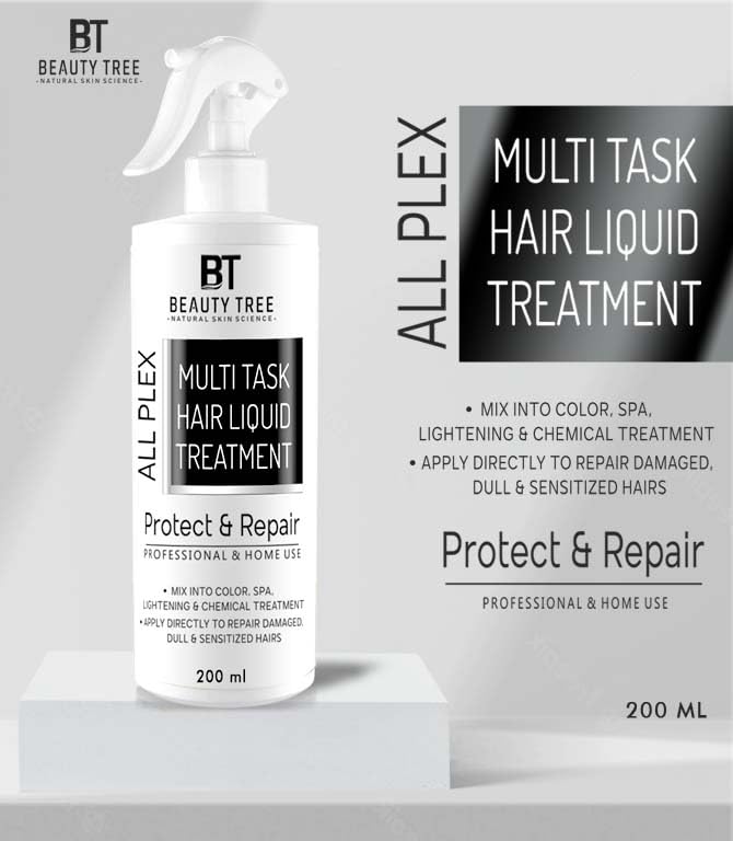 Image of Multi task Liquid hair Treatment I Protects & strengthens hair during coloring, lightening, Spa & hair straightening procedure 200 ml