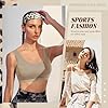 BELEVO Bandeau Cheveux Femme Noir – 6 Pièces Mode Bandeau Sport, Confortable, Anti-Dérapant, Élastique Cheveux Homme, Idéal Headband pour Yoga, Running, Maquillage & Quotidien #5