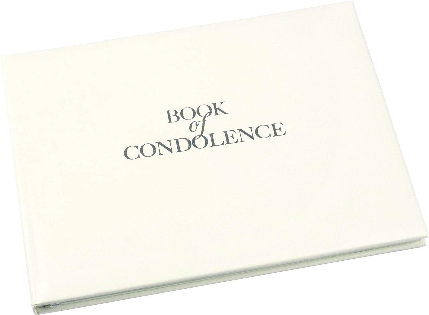 Esposti - Libro Di Condoglianze 'In Memory' Con Copertina Rigida Bianca E Pagine Color Crema - Registro Ospiti Per Funerale