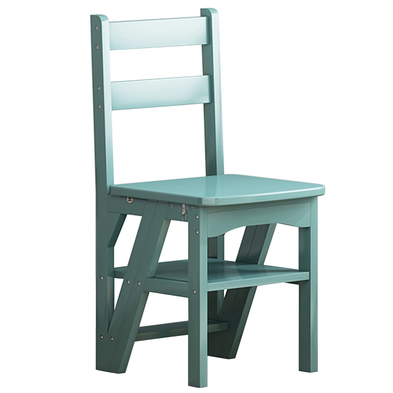 Chaise échelle pliable en bois : la solution pour atteindre les placards hauts