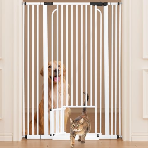 53.2 in Extra Tall Cat Gate for Doorways No Drilling, Sturdy Tall...