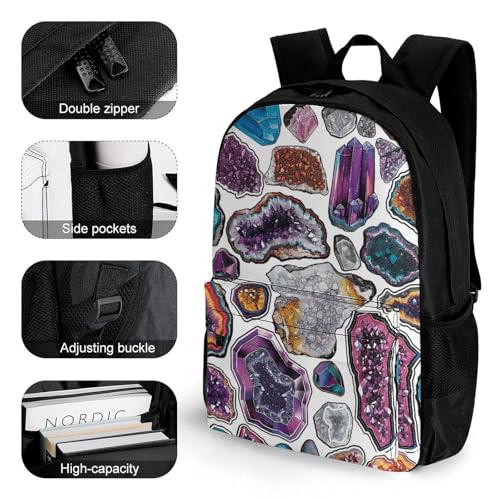 Backpacks for Women Travel Backpack Geodes And Rocks Casual Daypack Hiking Backpack Laptop Bag for Men3