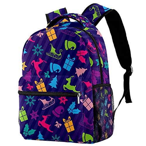 Sac à dos d'écolier de style décontracté et multicolore avec grand confort