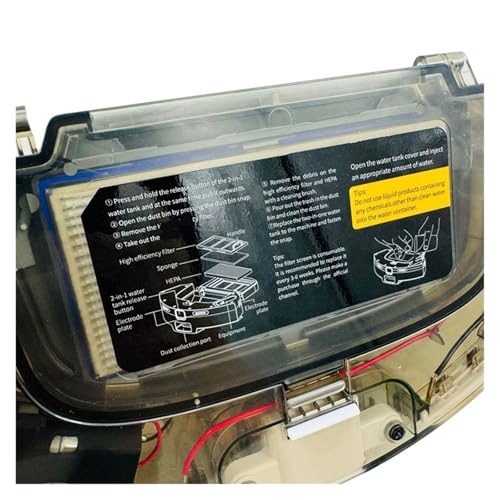Bac à poussière avec filtre compatible Lydsto R5D : accessoire robot - 2
