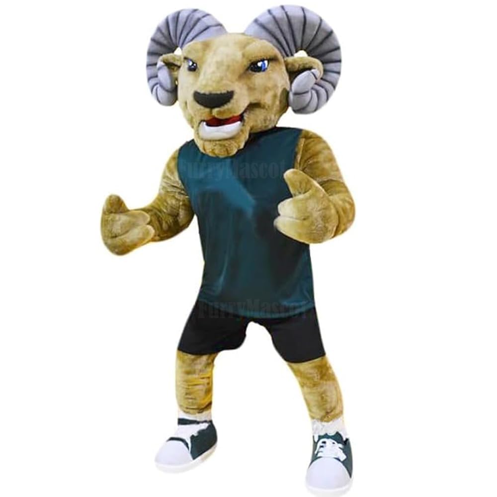 New Sport Animal Ram Mascot Costumes Mascotte School Spirit Mascota