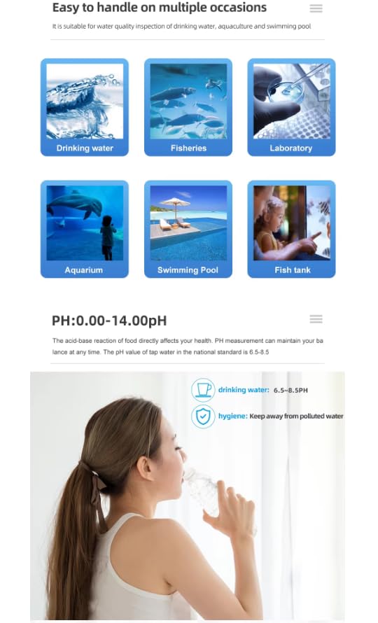 Close-up of the VIHELM BLE-9909 PH Meter's battery compartment, showing the location for 3 x 1.5V button batteries.