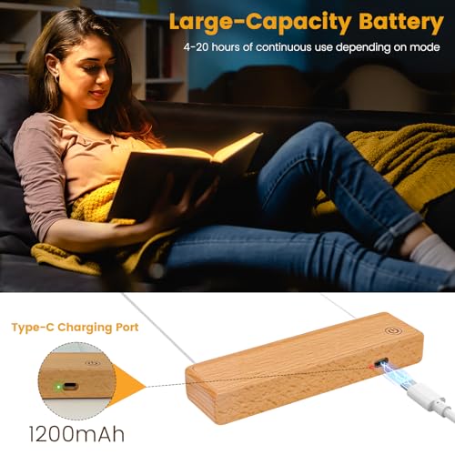 Lampe de lecture anti fatigue oculaire liseuse plate LED rechargeable