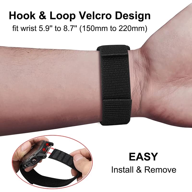 Bracelet Coros Vertix 2 anti-irritation en nylon tricoté ajustable