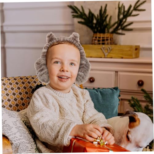 Winter Ear Muffs Plush Ear Warmers for Boys Lightweight Comfortable for Outdoor Activities School Travel4