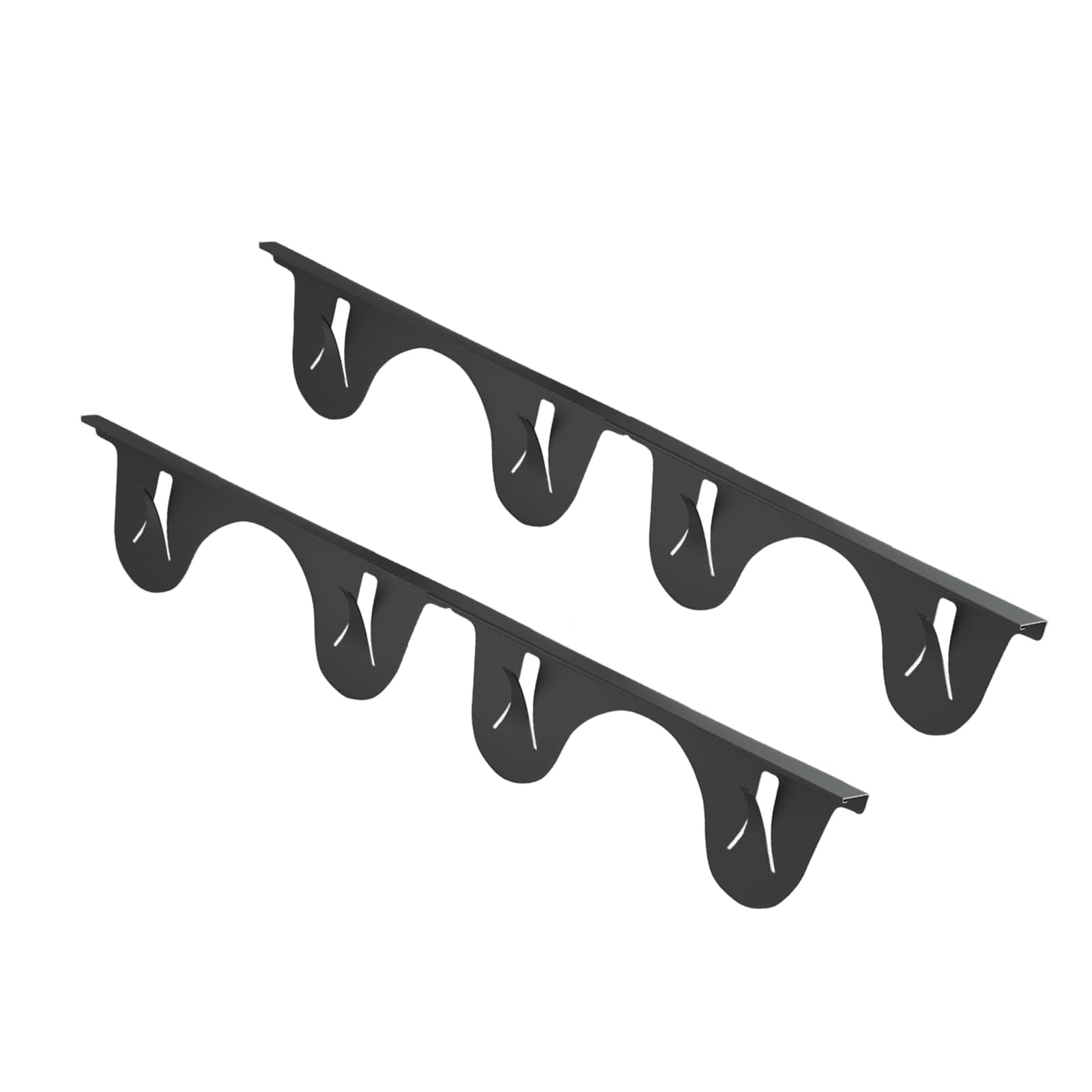 Tfaoys Black 2 Pieces Kitchen Stove Crevice Filler Piece For Stovetop Counter Sealing And Stove Difference Filler Stainless