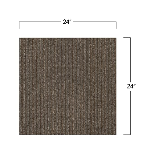 Image of Mohawk Advance 24 inch x 24 inch Berber (Loop pile), 0.09 inch Pile Height, Carpet Tile, PET Fiber, Urgent Report Color, (24 Tiles), (96 sqft /carton)