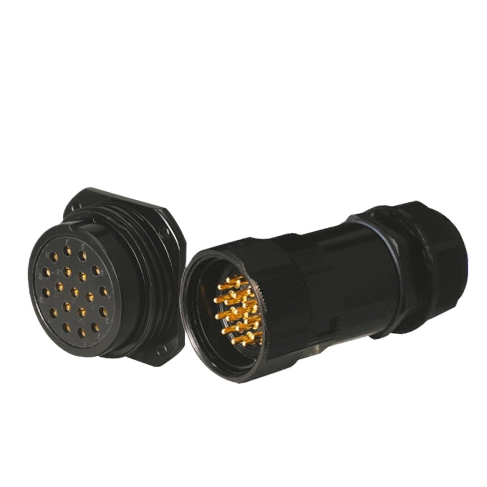 Wasserdichter 19-adriger industrieller Metall-Luftfahrt-Stecker und Buchsen-Anschluss, Bühnenbeleuchtung, Durchgangsschrank, Silikonbox for Andocken(19 core concealed socket GPMZ19)