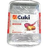tamaño: 20 x 30 x 15 cm Cuki kkmoon Juego de 24 bandejas Aluminio 23 X 33 X 5 S 97 8 porciones Contenedor para Alimentos, Multicolor, única