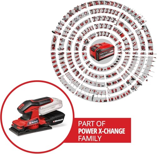 Ponceuse Orbitale Einhell TC-OS 18/187 Li-Solo – 18V, Système Auto-Agrippant, Sac à Poussière - vue 6