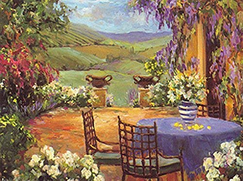 BUY ART FOR LESS Countryside Terrace by Allayn Stevens 9 X 12 Poster