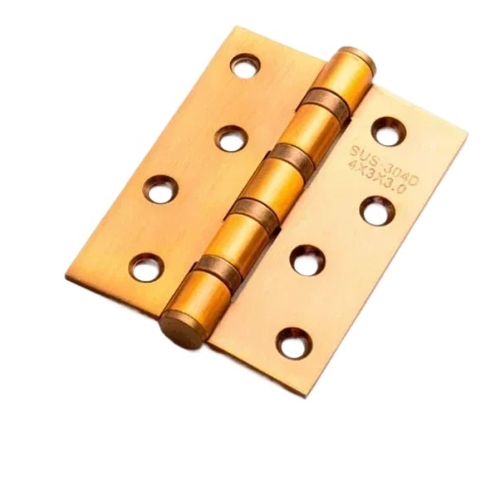 Charnière en acier inoxydable 4 pouces accessoires de quincaillerie noir et or roulement silencieux