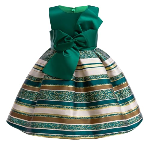 CMMCHAAH 2-9T Flower Girls Dresses Toddler Striped Dress
