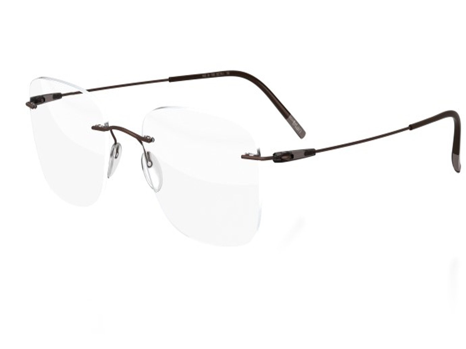 Silhouette Eyeglasses DYNAMICS Colorwave 5500 with DEMO lens (khaki brown 57mm-19mm-145mm, one color)