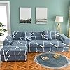 ZBFDSFT   Housse de Canapé Housse de Canapé Housse de Canapé Ensemble Housse Canapé Géométrique Housse Canapé Housse Élastique pour Salon Animaux Coin L Chaise en Forme De Longue Housse Canapé 2 Pl