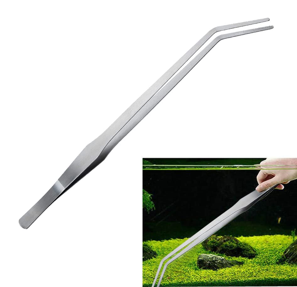 Western Era Aquarium 27cm Curved Tweezer,Fish Tank Landscaping Pruning, Plant Trimming Tools, High hardness, Toughness, Durable, Non-deform & Fracture, Special Design, Stable, Easy To Hold, Clean (B0B8S79C9J) Amazon Price History, Amazon Price Tracker