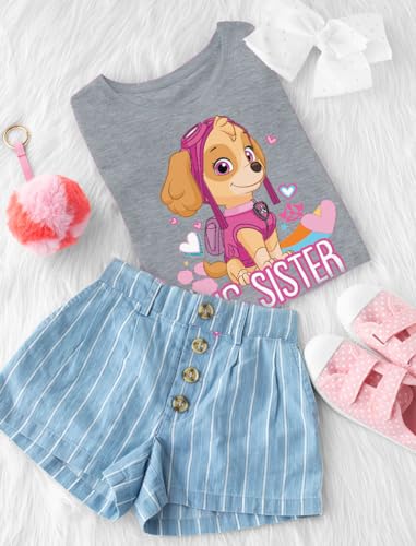 Tstars Official Paw Patrol Skye Big Sister Shirt Toddler Kids T-Shirt4
