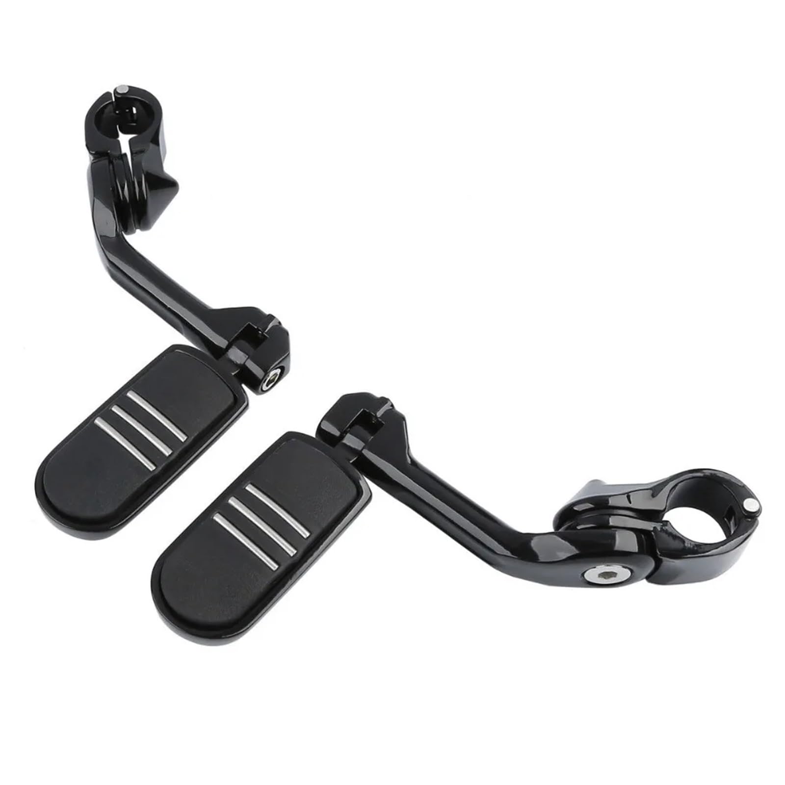 Motorcycle Universal 1 1/4" 32mm Long Angled Highway Engine Guard Foot Peg For Harley Road King Street Glide Suzuki Yamaha(One Set)