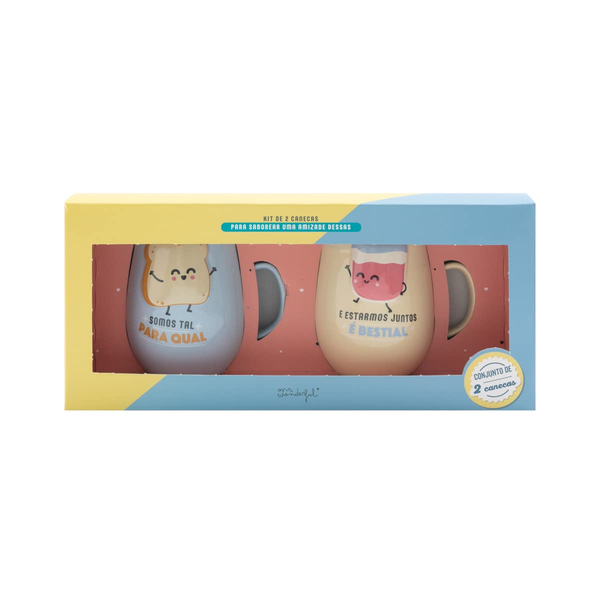 Tazza Mr. Wonderful Motivazionale In Ceramica | Colore Multicolore | Ideale Regalo E Microonde