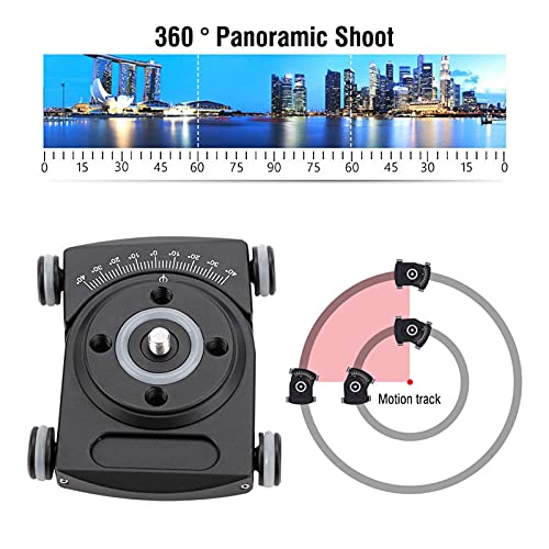 Image of Camera Slider, Phone Slider, FY-01 Table Top Slider Car Roller Video Rail Track for DSLR Filming, Portable Aluminum Alloy Camera Slider for Tripod