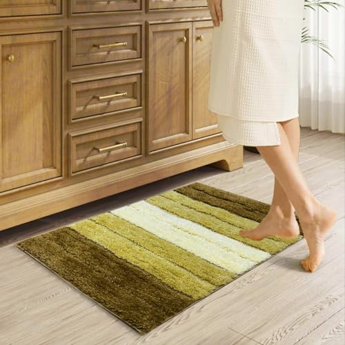 Amazon Brand - Solimo Microfiber 2000 GSM Gradient Stripes Bath Mat | Anti-Skid | 40x60 cm (Beige) (B0CTH82S31) Amazon Price History, Amazon Price Tracker