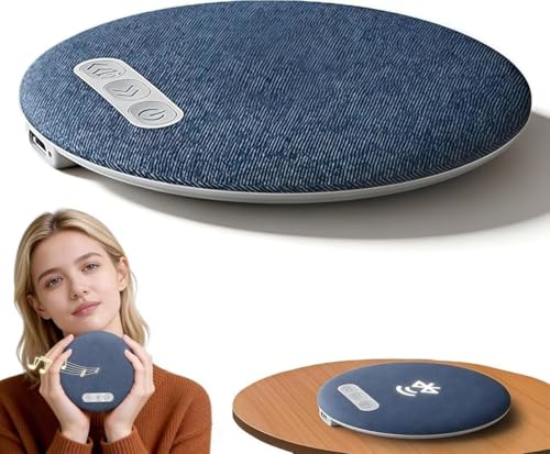 Image of Pillow Bluetooth Speaker for Sleeping | Wireless Under Pillow Speaker with White Noise, Sleep Timer, Bluetooth Music & Built-in Mic for Bedroom, Relaxation & Private Listening