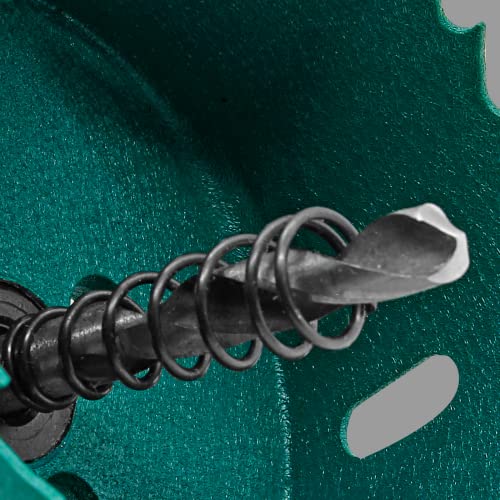 Image of 2 3 /4 Inch / 70mm Hole Saw with Arbor, 2.75 Inch Hole Saw HSS Bi-Metal Hole Cutter Smoothly Cutting in Cornhole Boards, Plastic, Wood, Fiberboard, Drywall