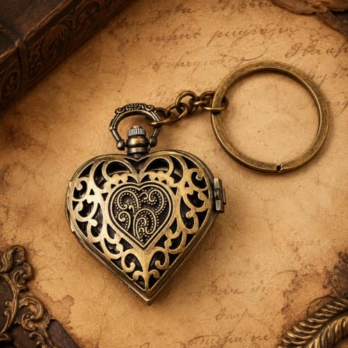 Image of Antique Bronze Pocket Premium Vintage Theme Metallic Home Key Chain & Key Rings | Best Gift for Men, Woman, Boys & Girls on their Special Occassions