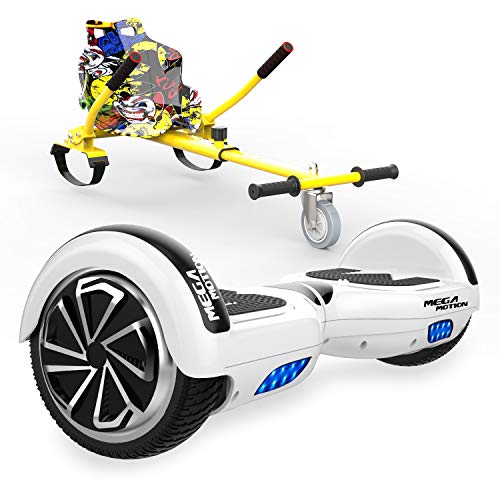HITWAY 6.5” Patinete Eléctrico con Silla, Hoverboards Bluetooth, Scooter Eléctrico Asiento Kart,...