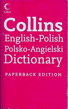 Rag Book Collins English/Polish Dictionary RED WHITE Book