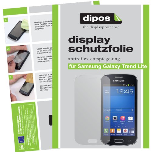 dipos I 2X Protection ecrán Mat Compatible avec Samsung Galaxy Trend Lite Films de Protection d'écran