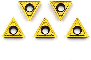 OSCARBIDE Carbide Turning Inserts TCMT090204 TCMT1.8(1.5) TCMT Insert CNC Lathe Inserts for Lathe Turning Tool Holder Replacement Insert, 5 Pieces