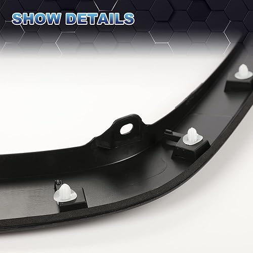 Miniatura 8 de PIT66 Guardabarros para guardabarros, compatible con Toyota Rav4 2019-2021, moldura para guardabarros delantero, lado derecho del pasajero,