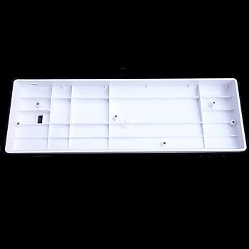 Amazon | KESOTO 60% コンパクト耐久性のあるプラスチックキーボード