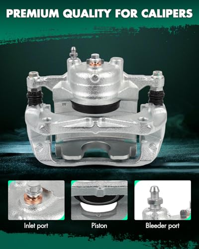 Image of SCITOO 18B5329 Front Left Disc Brake Caliper Assembly w /Bracket for Buick for Encore /for Verano,for Chevrolet for Cruze /for Orlando /for Trax /for Volt