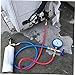 Unomor Recharge Manometer Tool Set Complete Diagnostic Gauge Kit for Automotive Durable Hoses Precision Performance