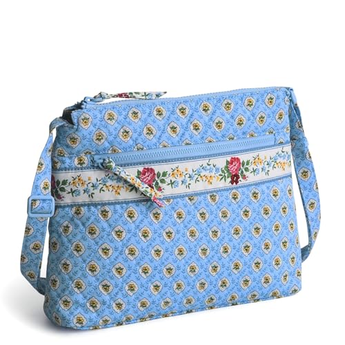 Image of Vera Bradley Women's Premium Cotton Original Zip Hipster Crossbody Bag