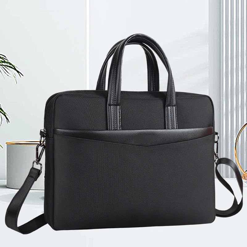 JSEIAJB Men's Business Briefcase Tote Large Capacity File Bag Meeting File Bag Office3