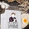 LEVLO British TV Powerful Women Tea Coffee Towel I'm A Woman I Can Be Kitchen Towel Vintage Women Inspired Quote Housewarming Gift (I'm A Woman) #4