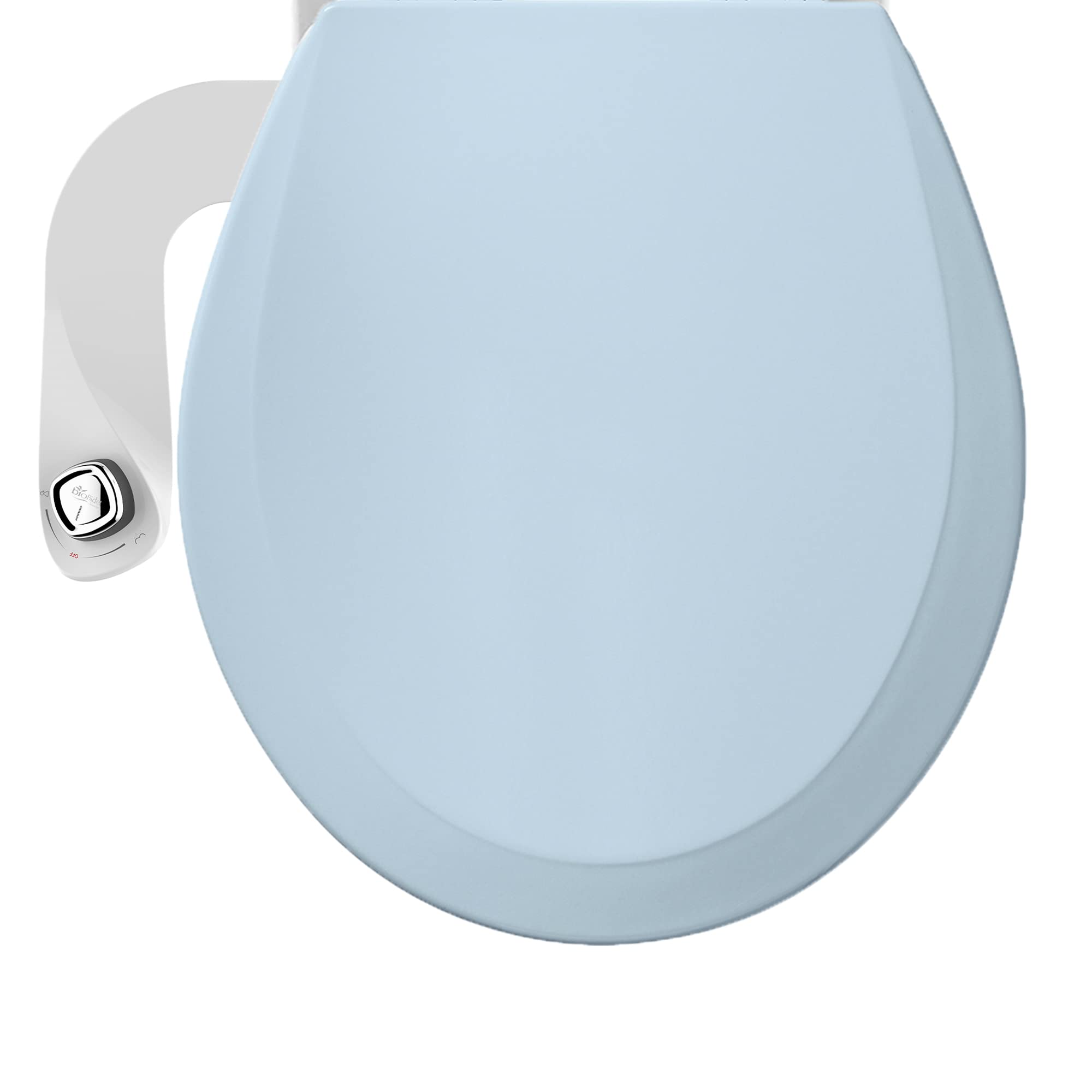 Bio Bidet by Bemis 500EC Toilet Seat with Perfect Fit, Fresh Water Spray, NonElectric, Easy to
